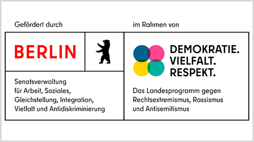 Logo des Landesprogramms gegen Rechtsextremismus, Rassismus und Antisemitismus